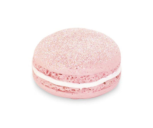 MACARON GLITTER ROSA C/MAGNETE