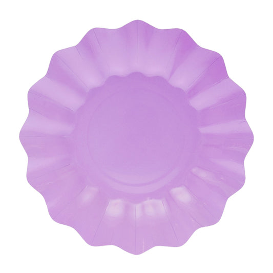 CF. 8  PIATTI  NEW SHAPE CM 27 MALVA