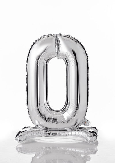 PALLONE FOIL AUTOPORTANTE 40 CM - 0 SILV