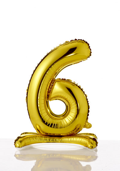 PALLONE FOIL AUTOPORTANTE 40 CM - 6 GOLD