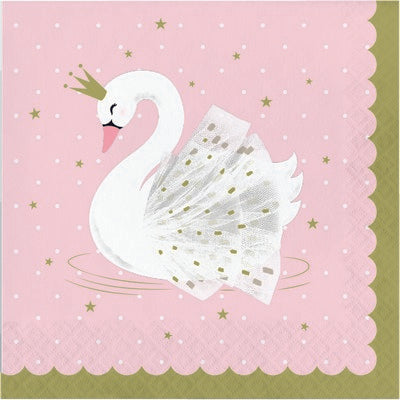LN 12/16CT 2P STYLISH SWAN PARTY