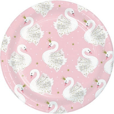 PLT7 SS 12/8CT STYLISH SWAN PARTY