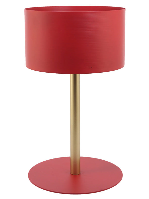 PORTAVASO ROSSO/ORO D.30X52CM METALLO