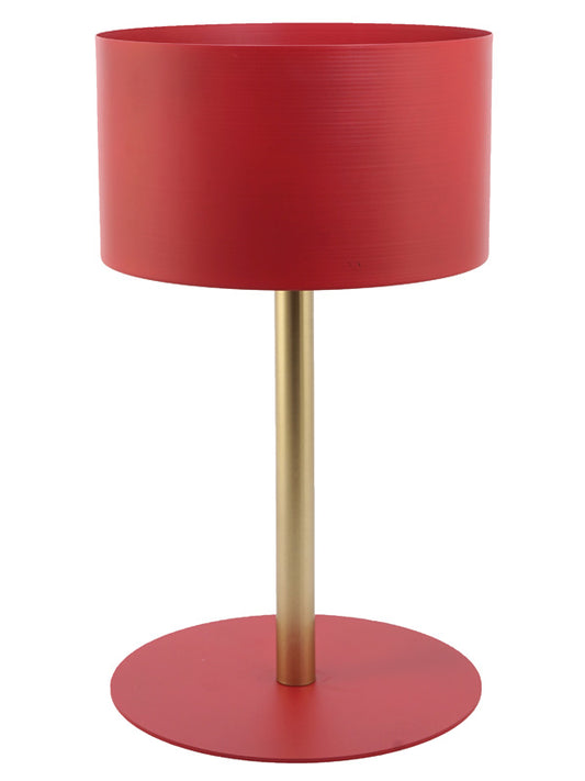 PORTAVASO ROSSO/ORO D.30X52CM METALLO