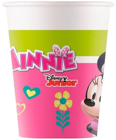 BICCHIERE CARTA 8 PZ * MINNIE HAPPY HELP