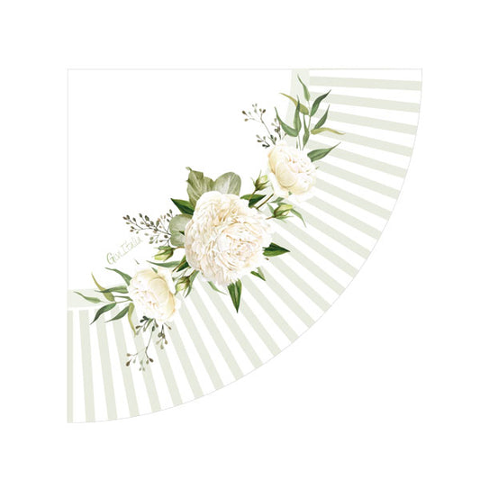 CF.16 TOV. FLORAL WHITE SMERLO TONDO CM