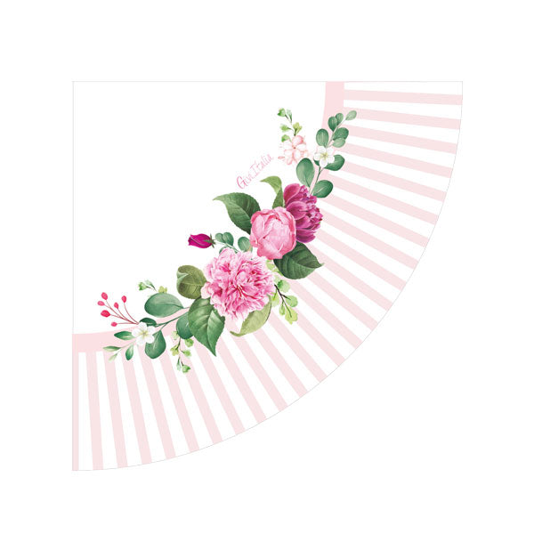 CF.16 TOV. FLORAL PINK SMERLO TONDO CM 3