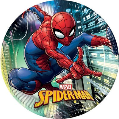 PIATTO 23 CM 8 PZ * SPIDERMAN TEAM UP