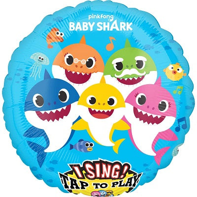 SING-A-TUNE "BABY SHARK" FOIL BALLOON 71