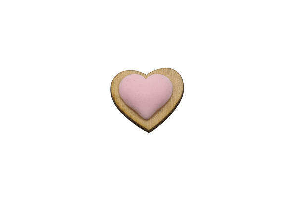 APPL.CUORE GESSO SU LEGNO*240-12 ROSA