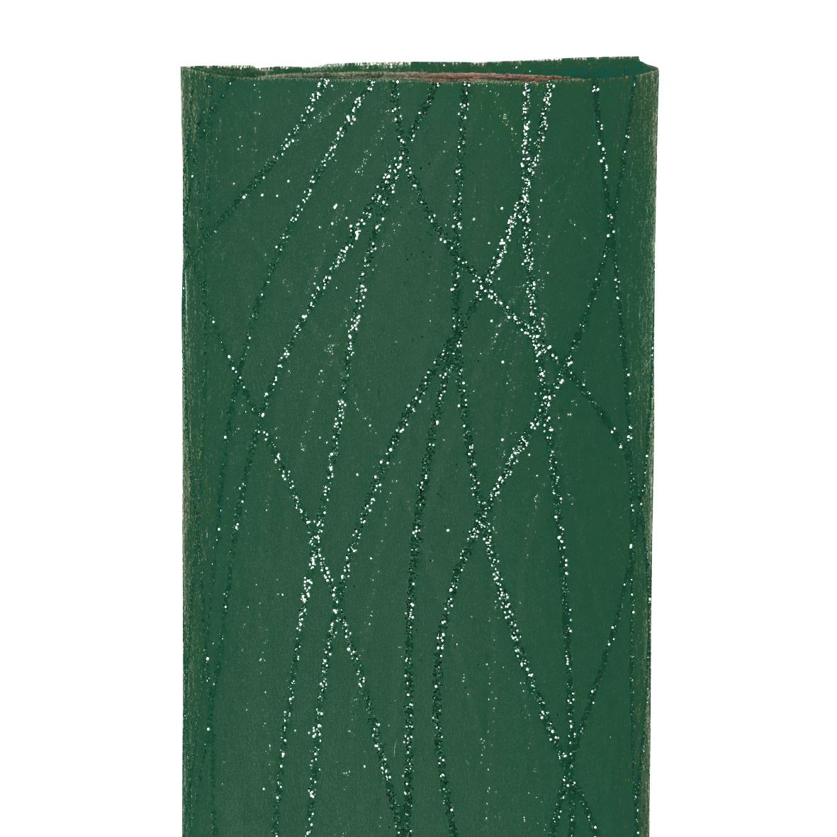 ROTOLO TNT GLITTER CM75X9MT DARK GREEN