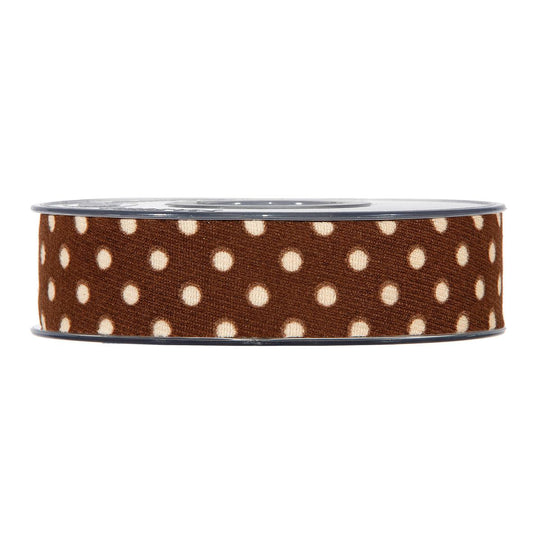 NASTRO BIG DOTS MM25X10MT BROWN