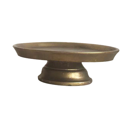 PIATTINO CENTROTAVOLA ORO LUCIDO BASSO D