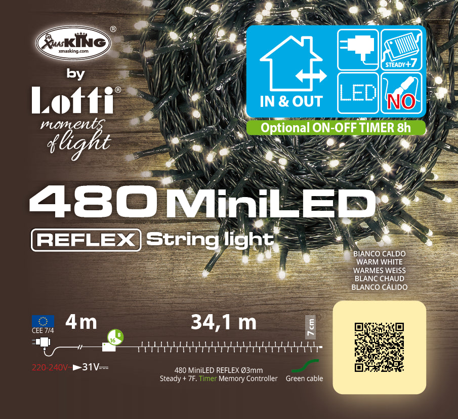 CATENA LINEARE TLG 480 MINILED BIANCO CA