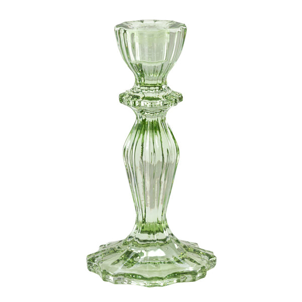 CANDELABRO IN VETRO CM 8X15.3 SALVIA