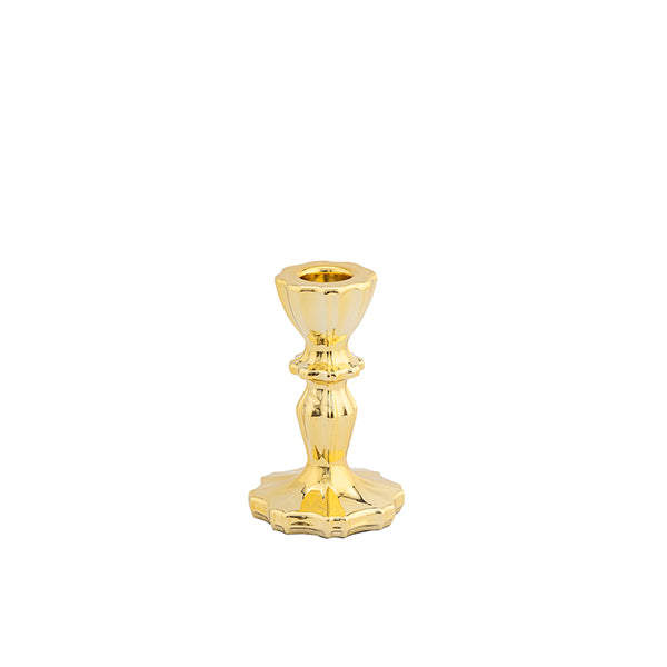 Candelabro In Vetro Cm 7X10.7 Oro