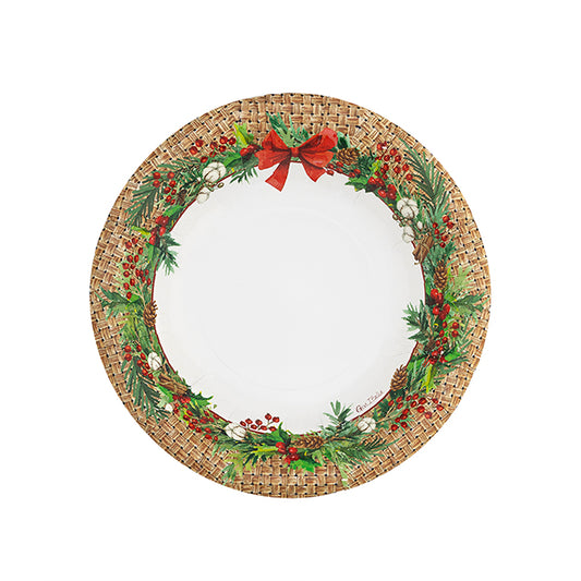 CF.8 FONDINE ROUND SHAPE CM 24 RATTAN CH