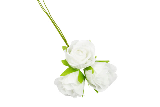 FIORE ROSELLINA *216-36 BIANCO