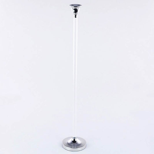 CANDELIERE ARGENTO H.72CM ACRILICO/ALLUM