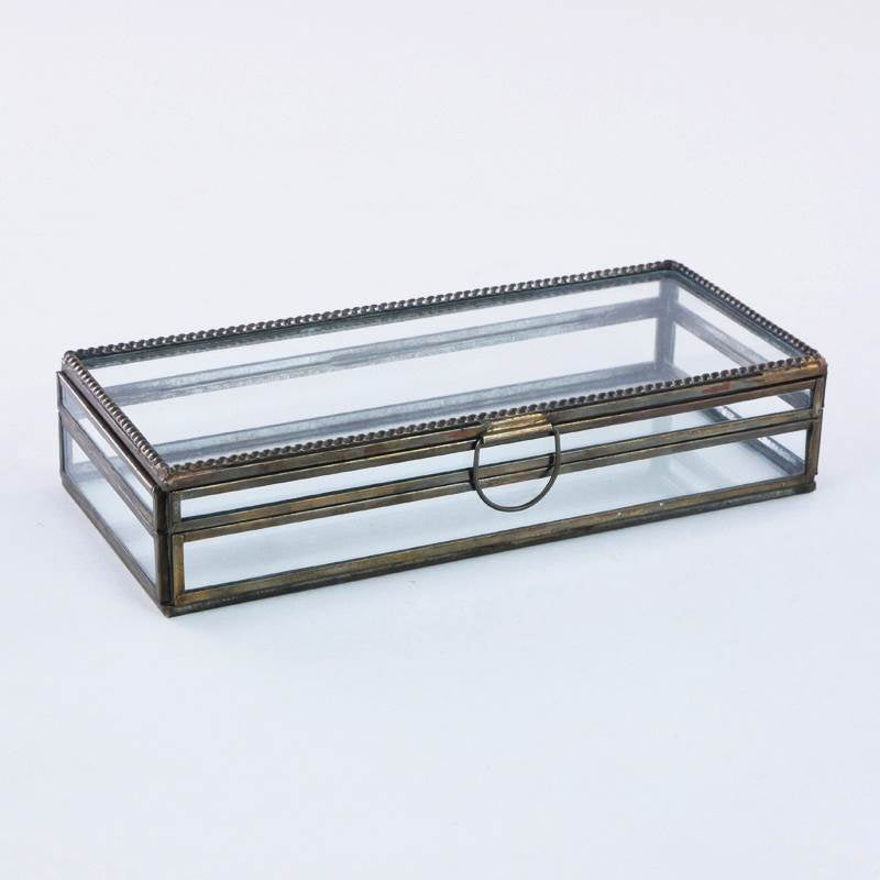 Box 23X10X4Cm Vetro/Metallo