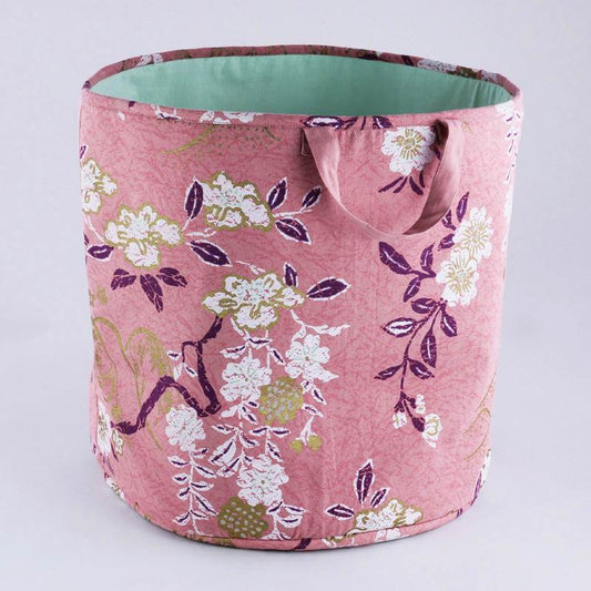 BORSA C.MANICI DEC.FIORI ROSA D.40X40CM