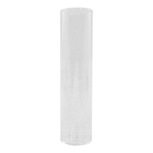 TUBO PORTACANDELA D.7X30CM VETRO