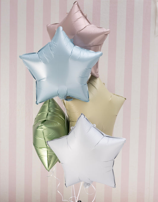 PALLONE MYLAR STELLA AVORIO DIAM CM 45