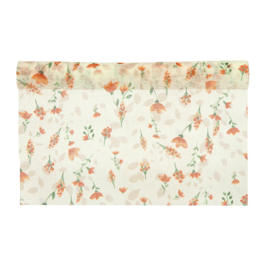 ROTOLO RED FLOWERS CM45X5MT