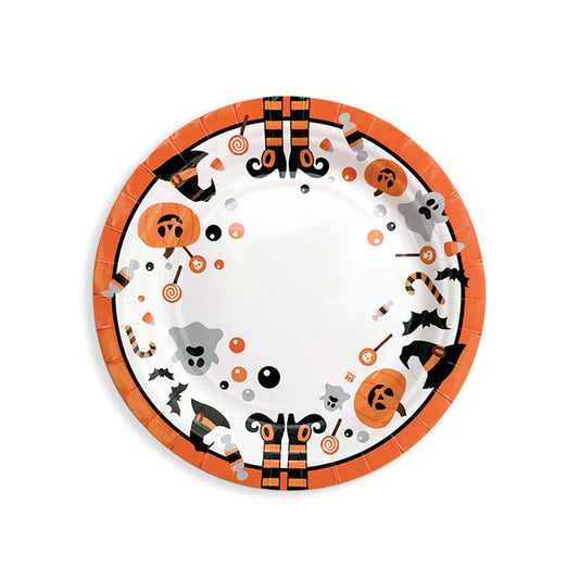 8 PIATTI CM.18 HALLOWEEN