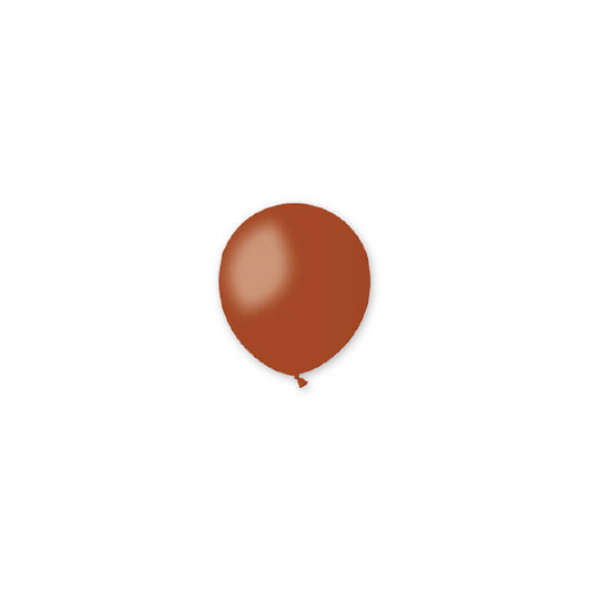 100 PALLONCINI 5" (CM.13) MARRONI