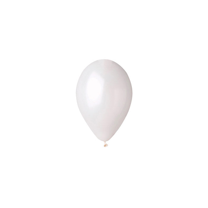 100 Pall. Metal 5" (Cm.13) Bianco