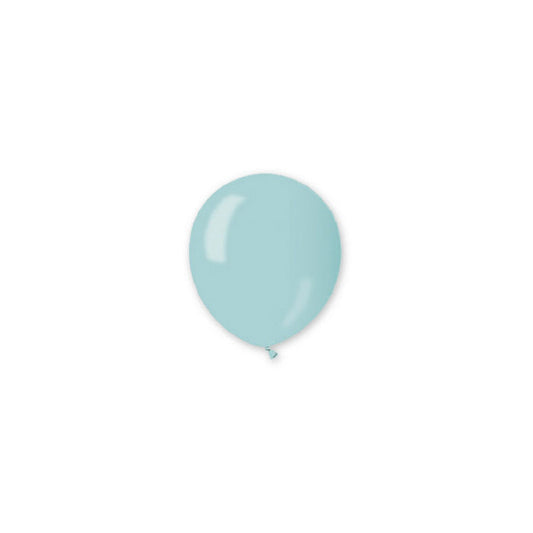 100 PALLONCINI METAL 5" (CM.13) ACQUA MARINA