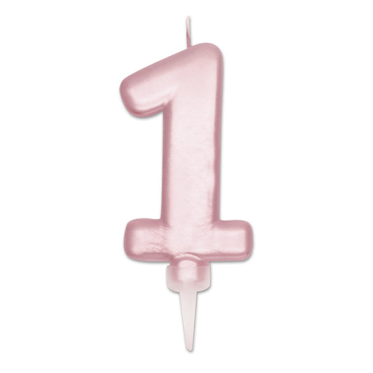 NUM. 1 DI CERA PLUMP ROSA PERLA CM.10