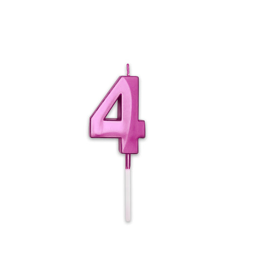 NUM. 4 PRESTIGE FUXIA METAL CM.9