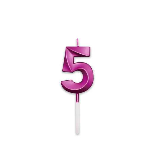 NUM. 5 PRESTIGE FUXIA METAL CM.9