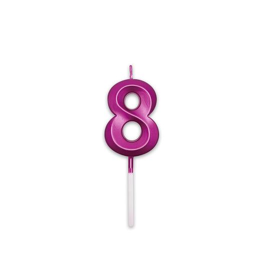 NUM. 8 PRESTIGE FUXIA METAL CM.9