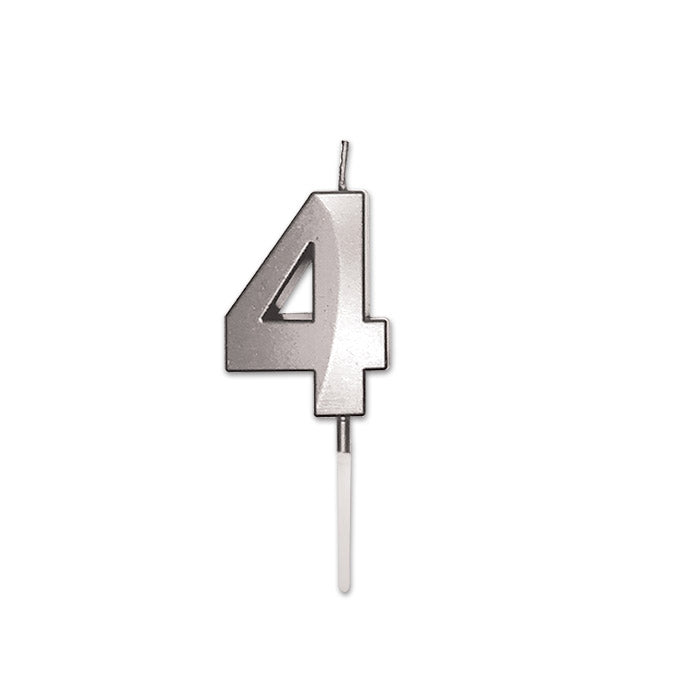 NUM. 4 PRESTIGE ARGENTO METAL CM.9