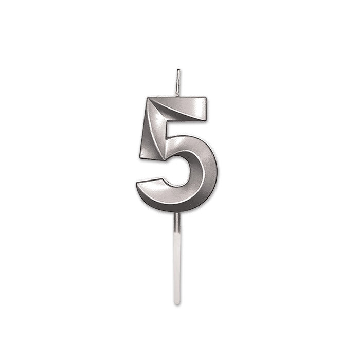 NUM. 5 PRESTIGE ARGENTO METAL CM.9