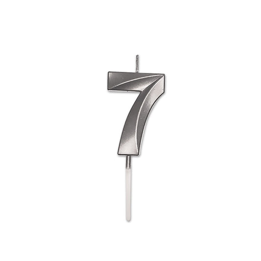 NUM. 7 PRESTIGE ARGENTO METAL CM.9