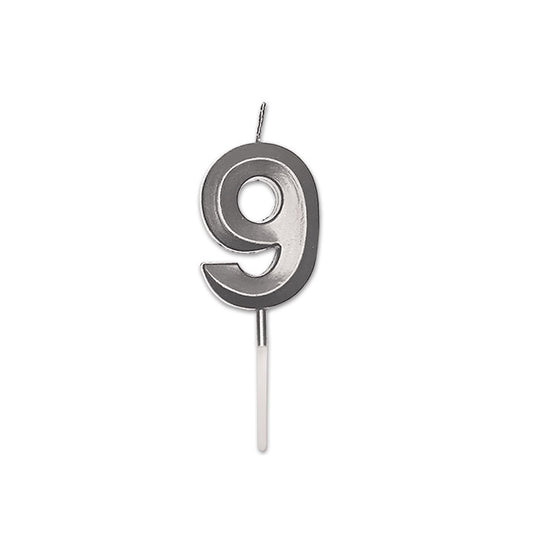 NUM. 9 PRESTIGE ARGENTO METAL CM.9