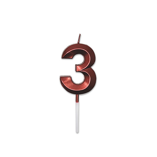 NUM. 3 PRESTIGE ROSSO METAL CM.9