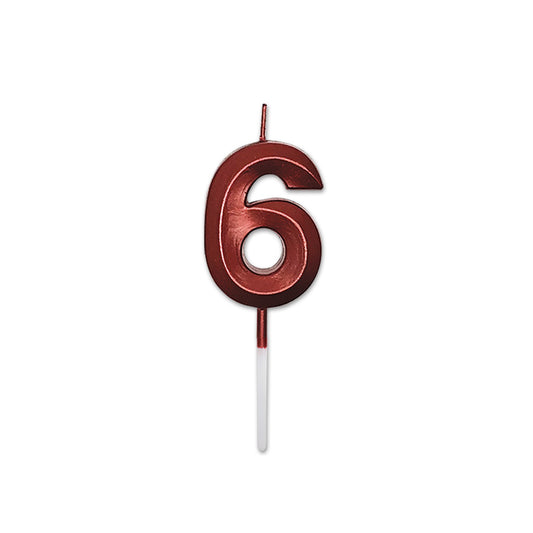 NUM. 6 PRESTIGE ROSSO METAL CM.9