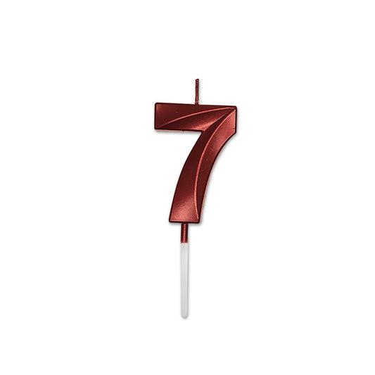NUM. 7 PRESTIGE ROSSO METAL CM.9