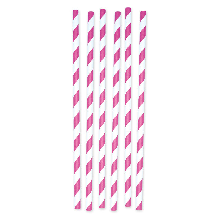 12 CANNUCCE IN CARTA O̸ CM. 0,6 STRIPES F