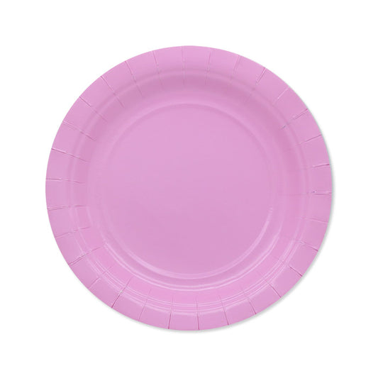 25 PIATTI ECOLOR CM.18 ROSA