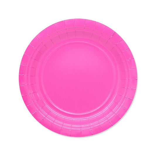 25 PIATTI ECOLOR CM.18 FUXIA