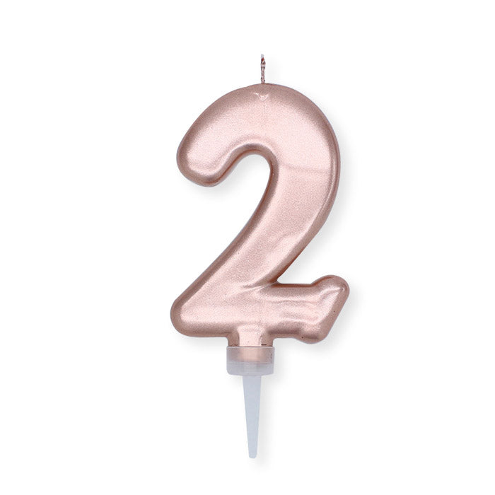 NUM. 2 DI CERA PLUMP ROSE GOLD METAL CM.