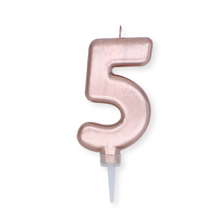 NUM. 5 DI CERA PLUMP ROSE GOLD METAL CM.