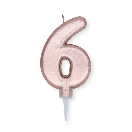 NUM. 6 DI CERA PLUMP ROSE GOLD METAL CM.