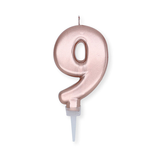 NUM. 9 DI CERA PLUMP ROSE GOLD METAL CM.